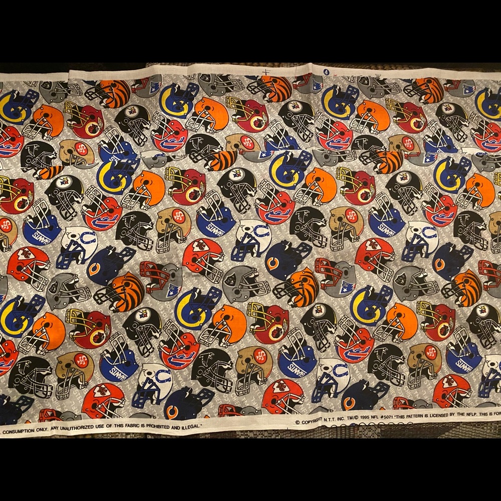 1995 NFL teams fabric